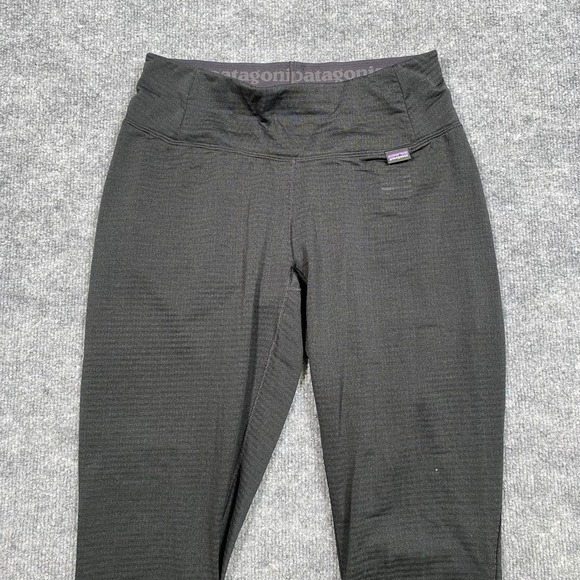 Patagonia Capilene Thermal Weight Leggings Black Womens Size Small Baselayer - Picture 2 of 10